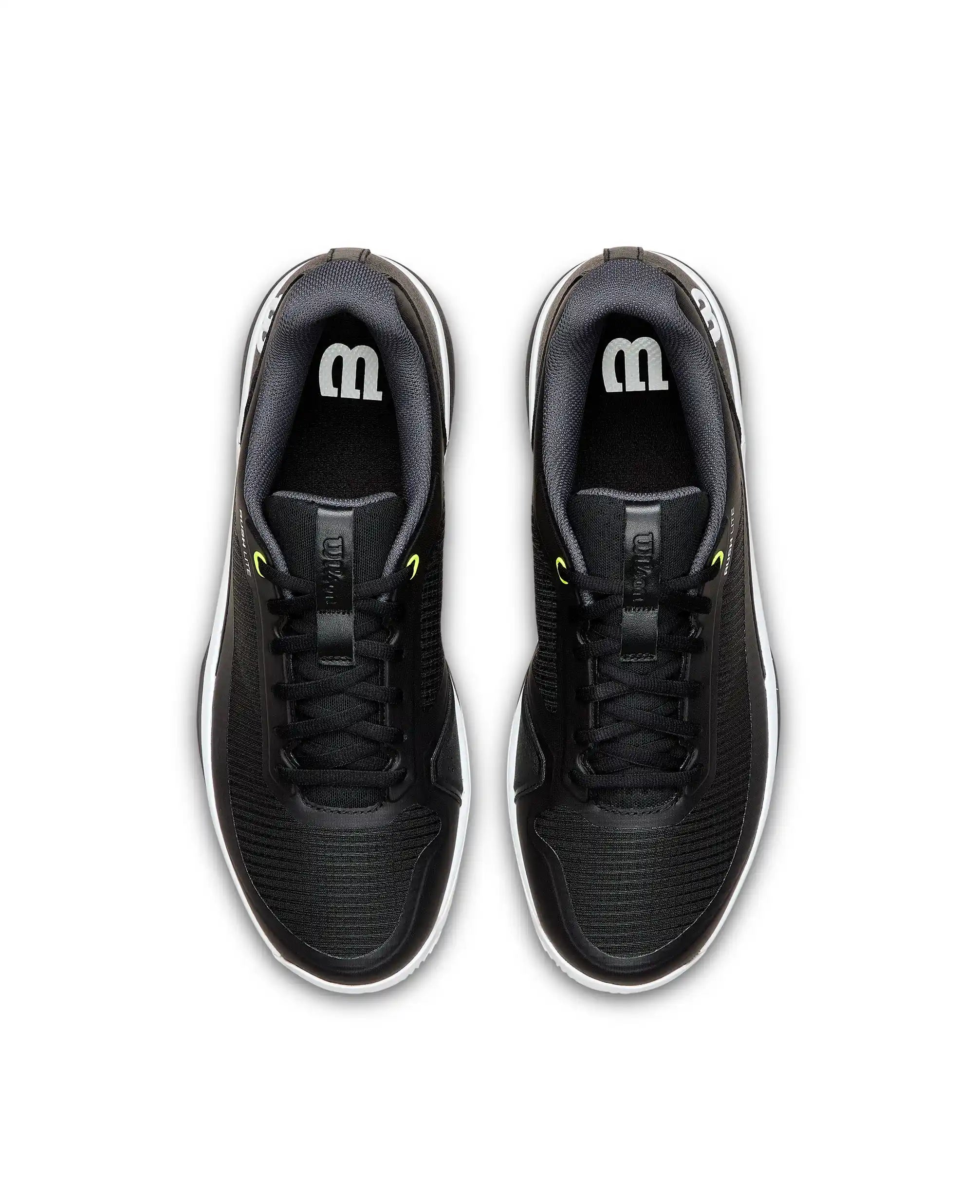 Wilson Rush Lite 5 Clay Men's Shoes (Black/White/Safety Yellow)