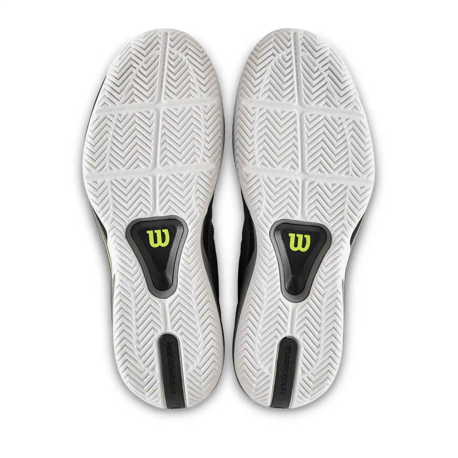 Wilson Rush Tour 5 Men's Shoes (Titanium/Black/Safety Yellow)