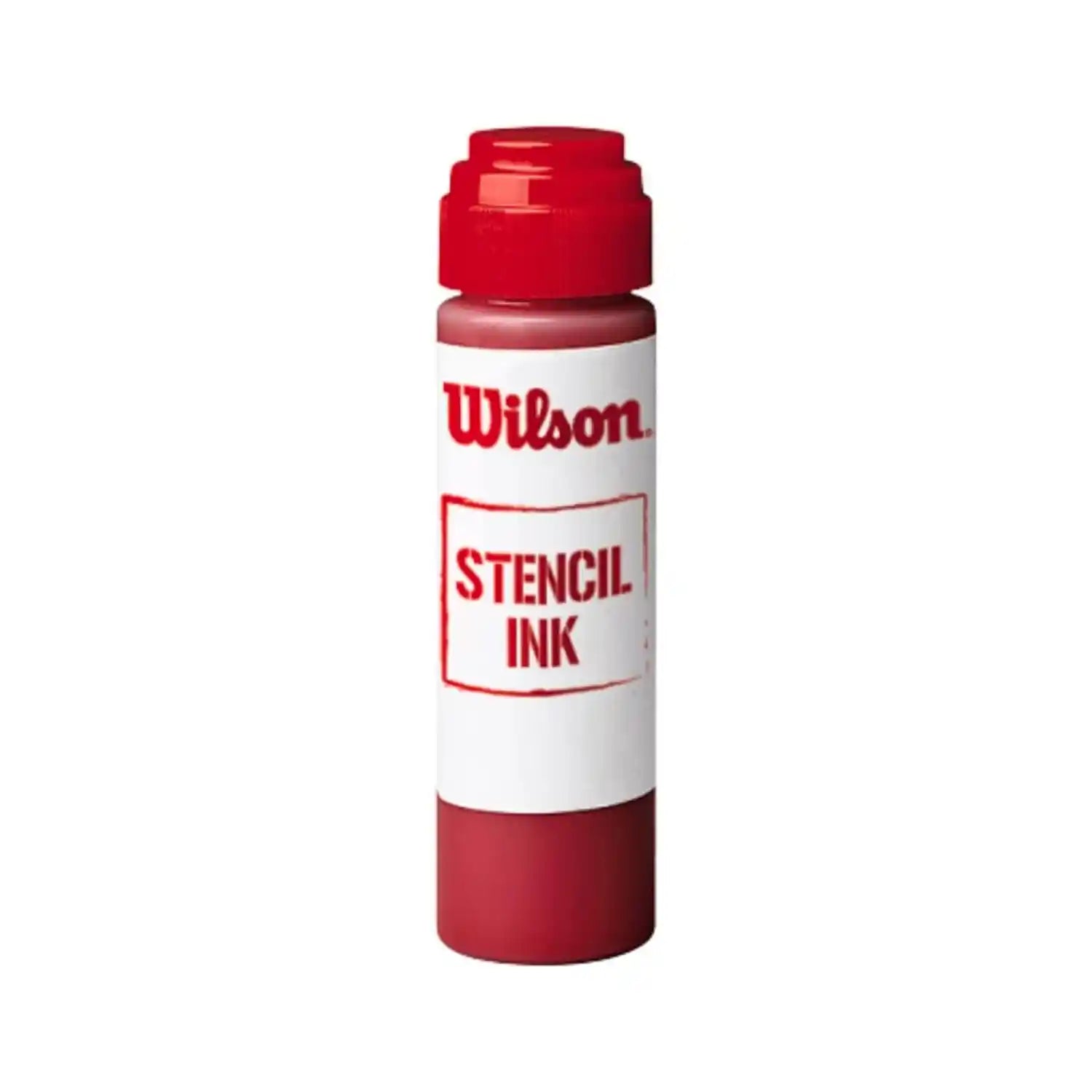 Wilson Tennis Racquet Stencil Ink (Red)