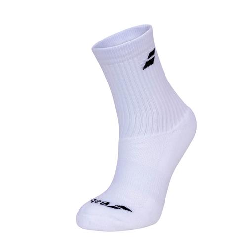 Babolat Tennis Socks 3pk (White)