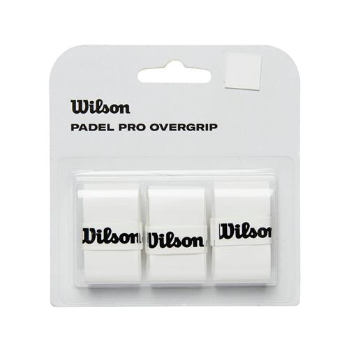 Wilson Padel Pro Overgrip 3 Pack white