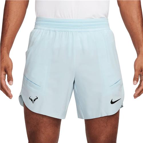 Rafa Nike Men’s Dri-Fit Advantage 7″ Tennis Short (Glacier Blue/Black)