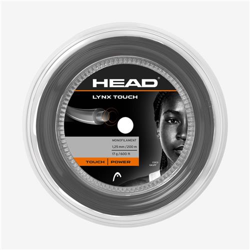 Head Lynx Touch 17- 1.25mm 200m Reel (Transparent Black)