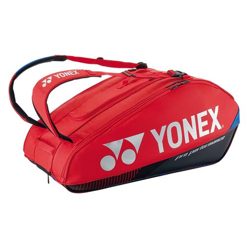 Yonex Pro Racquet Bag 9 Pc (Scarlet- Red)