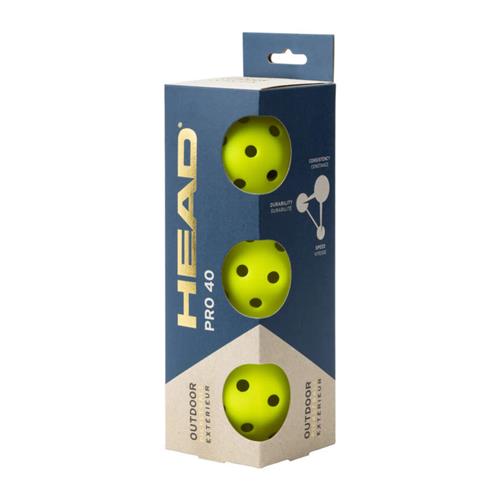 Head Pro 40 3B Pickleball Balls