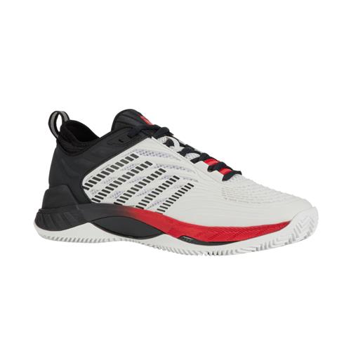 K-Swiss Hypercourt Supreme 2 HB Men’s Tennis Shoes (Wht/Limo/Red)