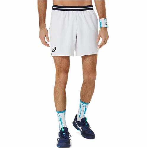 Asics Mens Match 7 inch Short (Brilliant White)