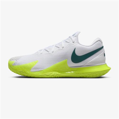 Nike Zoom Vapor Cage 4 Rafa Mens Shoe (White/Geode Teal-Volt)