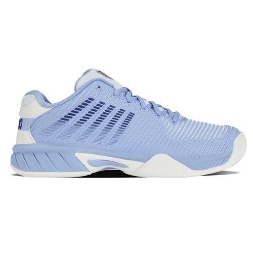 K-Swiss Hypercourt Express 2 Junior Tennis Shoes (White/Estate Blue)