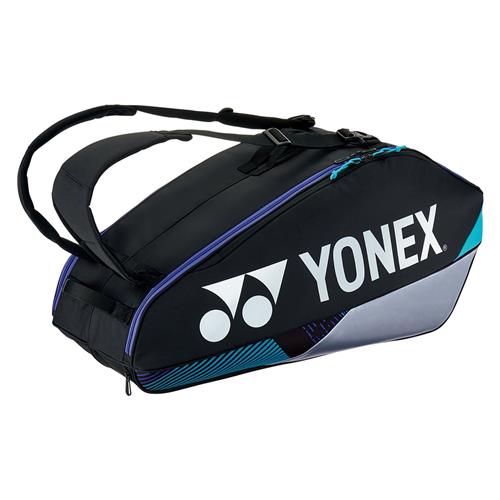 Yonex Pro Racquet Bag 6 Pce (Black/Silver)