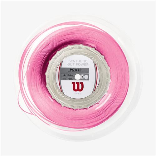 Wilson Synthetic Gut Power 16 Reel (Pink)