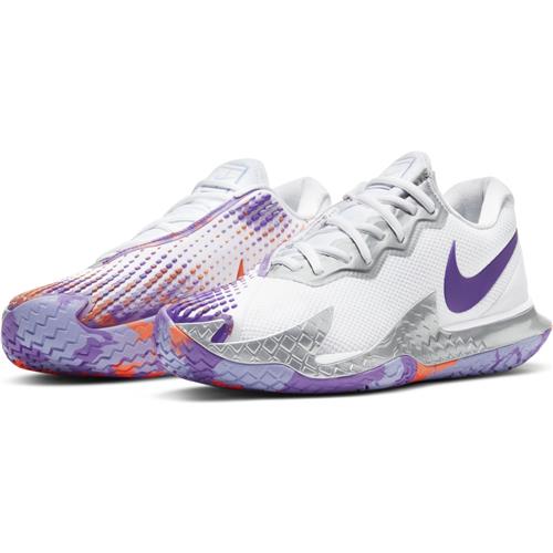 Nike Air Zoom Vapor Cage 4HC Womens Shoe (White/Wild Berry/Purple)