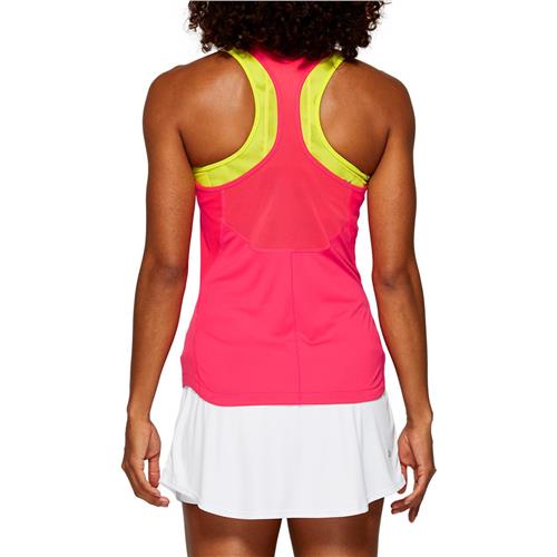Asics Womens Club Tank Top (Laser Pink) » Strung Out