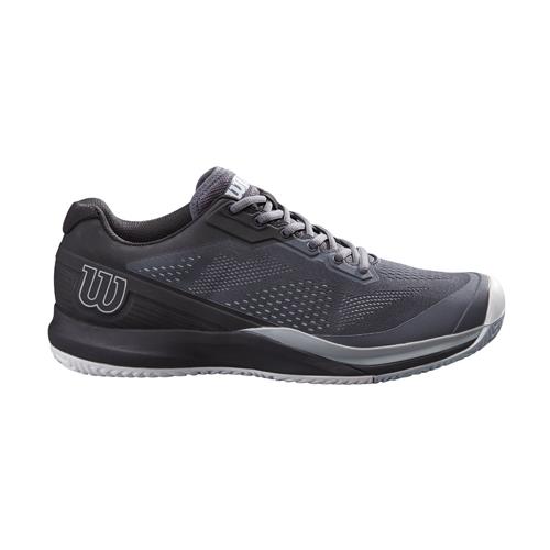 Wilson Rush Pro 3.5 Mens Tennis Shoes (Dark Grey/Black/Pearl Blue)