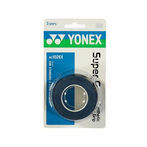 Yonex Super Grap Overgrip 3 Pack (Black)