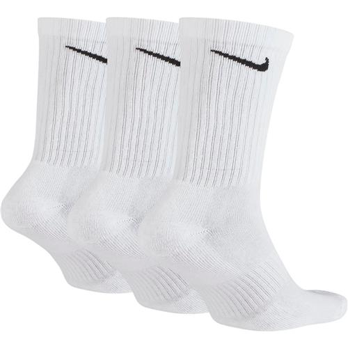 Nike Everyday Cushioned Crew Socks 3pk (White) » Strung Out