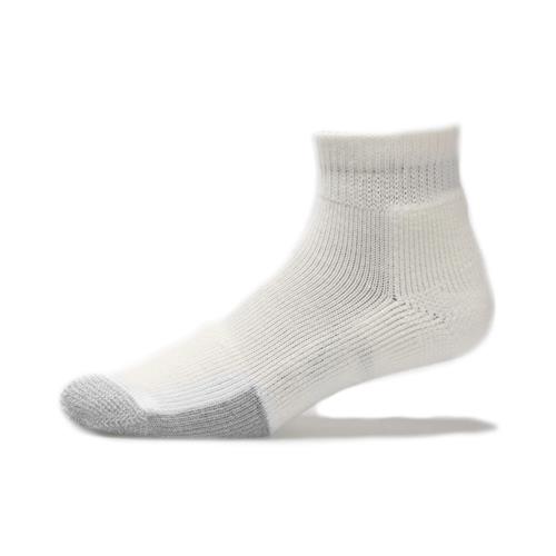 Thorlo TMX11 Tennis Mini Crew Socks (White/Grey)