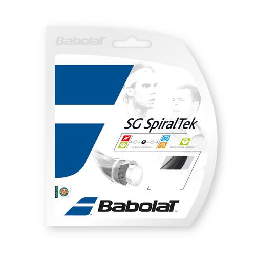 Babolat SG SpiralTek 130/16 String Set (Black)