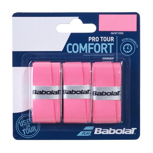 Babolat Pro Tour Comfort Overgrip 3pk (Pink)