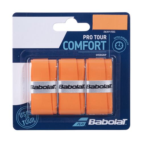 Babolat Pro Tour Comfort Overgrip 3pk (Orange)