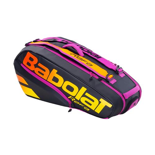 Babolat Pure Aero RAFA 6 Racquet Tennis Bag (Black/Orange/Purple)