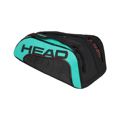 Head Tour Team 12R Mastercombi Racquet Bag (Black/Teal)