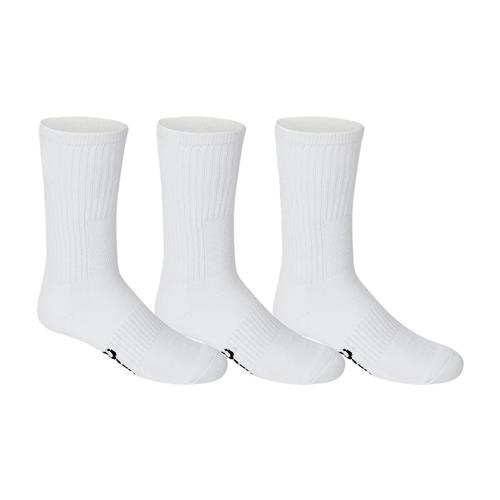 Asics Pace Crew Socks 3 Pack (Brilliant White)