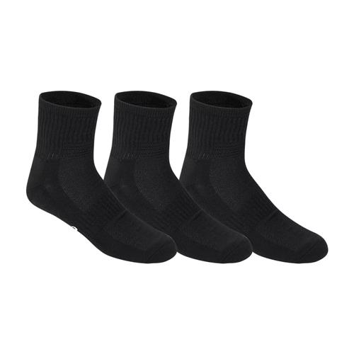Asics Pace Quarter Sock 3 Pack (Performance Black)