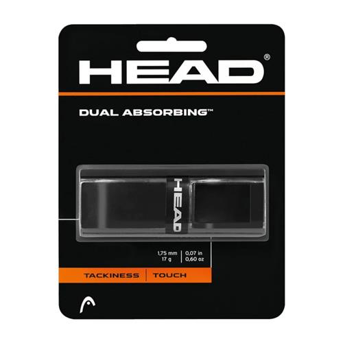 Head Dual Absorbing Tackiness Replacement Grip (Black)