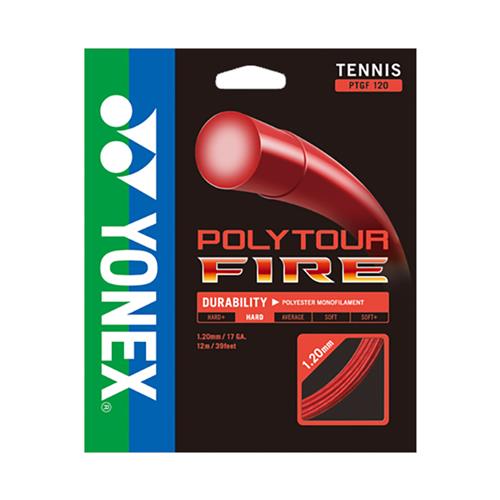 Yonex Poly Tour Fire 120/17 (Red) String 12m Set