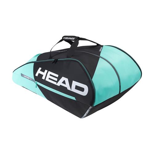 Head Tour Team 12 Racquet Bag (Black/Mint)