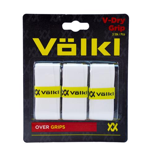 Volkl V-Dry Overgrip 3pk (White)