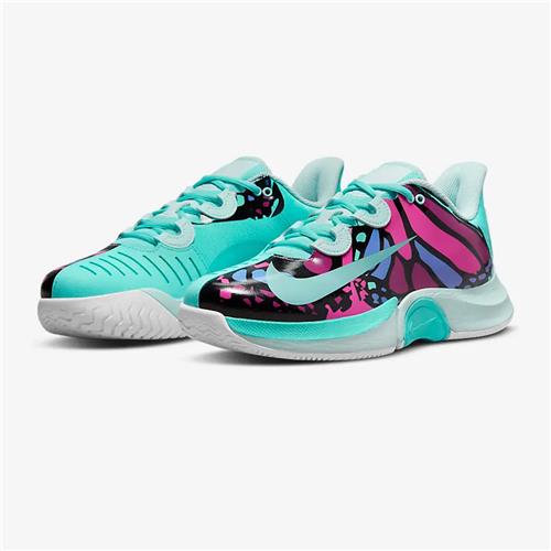 Nike Air Zoom GP Turbo Naomi Osaka HC Womens Shoe (Dynamic Turquoise/Black/Laser Fuchsia/Teal Tint)
