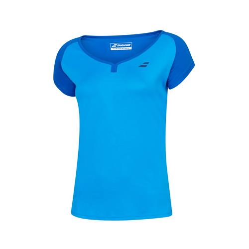Babolat Womens Play Cap Sleeve Top (Blue Aster)