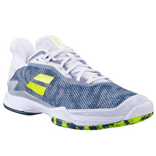 Babolat Jet Tere Clay Mens Shoe (White/Dark Blue) » Strung Out