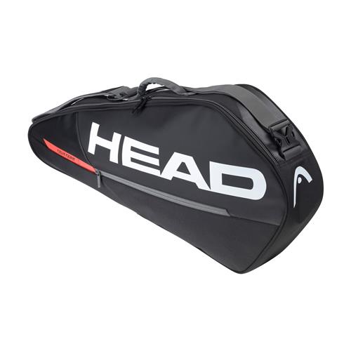 Head Tour Team 3 Racquet Bag 2022  (Black/Orange)