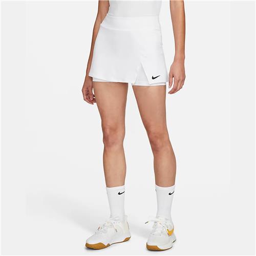 Nike Court Victory Womens Dri-Fit Tennis Skirt (White/Black)