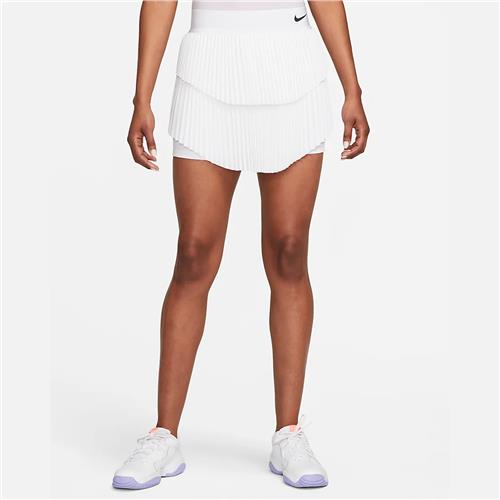 Nike Court Womens Dri-Fit Slam Skirt NT LN (White/Black) » Strung Out