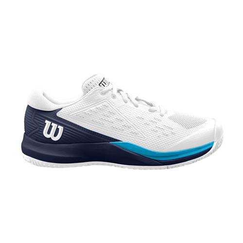 Wilson Rush Pro Ace Mens Tennis Shoes (White/Peacoat/Vivid Blue)