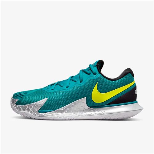 NikeCourt Men`s Rafa Zoom Vapor Cage Tennis Shoes Baltic Blue And Vivid ...