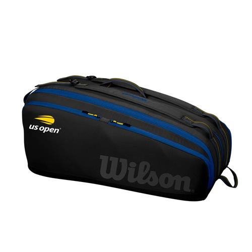 Wilson US Open 2022 Tour 12pk Racquet Bag (Black/Blue/Yellow)