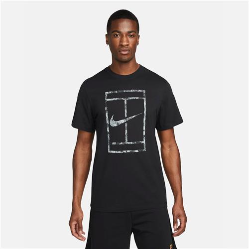 Nike Court Tee Garden Party (Black) » Strung Out