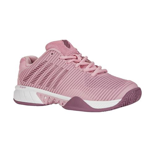 K-Swiss Hypercourt Express 2 AC Womens Tennis Shoes (Pink/Grape/Orchid Haze)