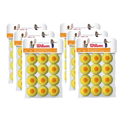 Wilson Starter Orange Tennis Balls (Box of 6 Dozen Balls)