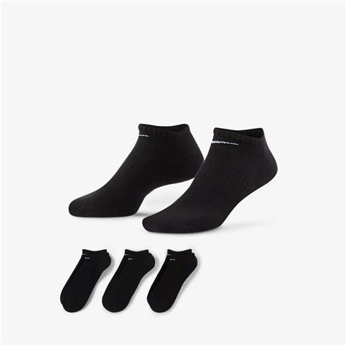 Nike Everyday Cushioned Training No-Show Socks (Black)