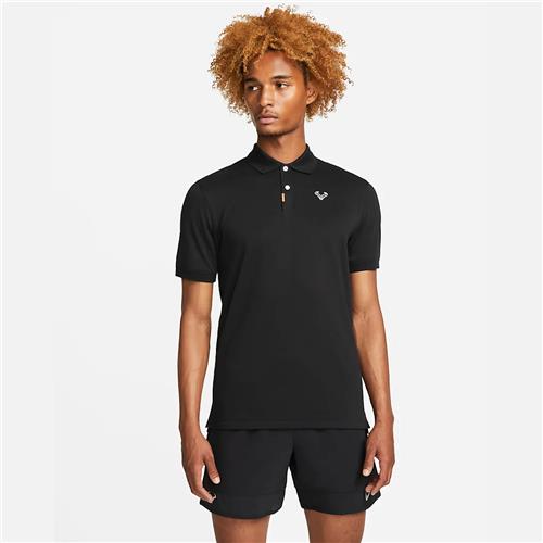 The Nike Polo DriFit RAFA Slim Polo (Black)