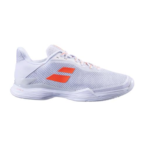 Babolat Jet Tere All Court Womens Tennis Shoes (White/Living Coral)