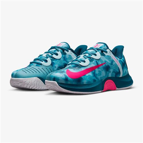 Nike Zoom GP Turbo HC Osaka Womens Tennis Shoes (Blue/Pink)