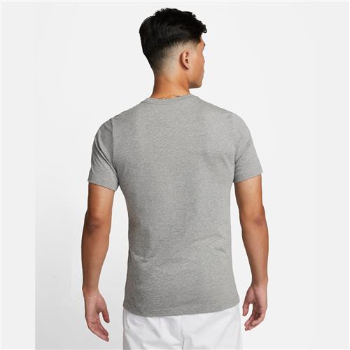 Nike Mens Heritage Court T-Shirt (Grey) » Strung Out