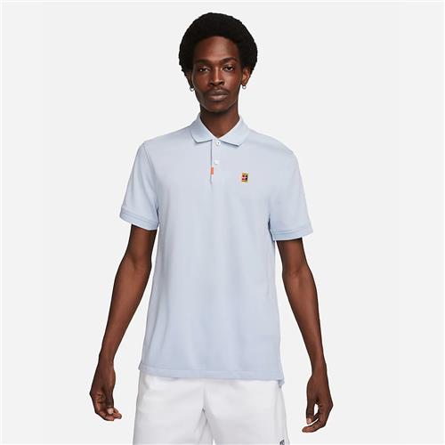 The Nike Polo Heritage Mens Slim Fit Polo (Blue Whisper)